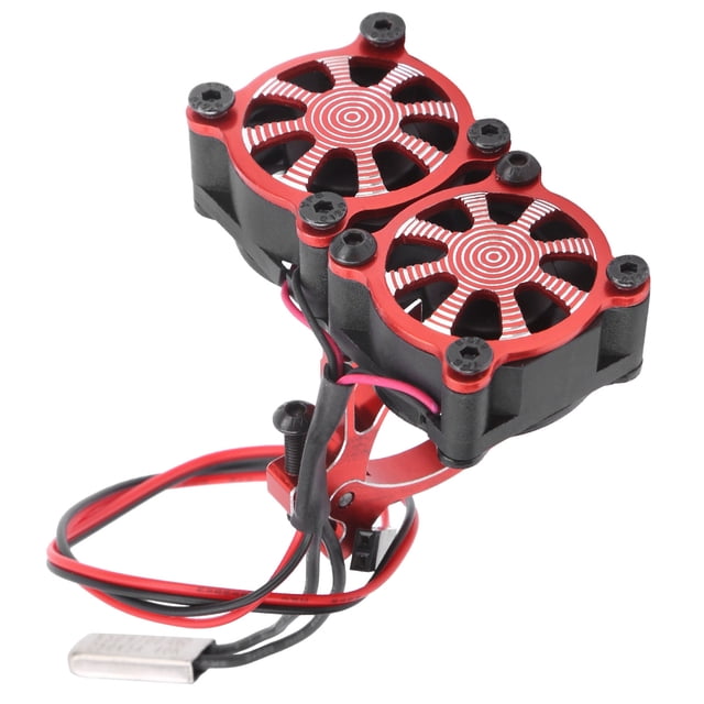 Motor Radiator, Convenient Material Durable Cooling Fan Motor Heat Sink, For Motor Home Kids 36mm Motor Red,Blue