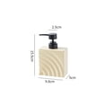 thumbnail image 2 of Household Ceramic Soap Dispenser With Pump Hotel Bathroom Shower Gel Lotion Bottle, 2 of 6