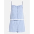 thumbnail image 6 of Joyspun Women's Poplin Cami and Shorts Sleep Set with Lace Trim, 2-Piece, Sizes XS-3X, 6 of 6