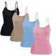 thumbnail image 1 of Set 4 Blusas Mujer Tirantes Unitalla Casual Blusa Crop Top Dama, 1 of 5
