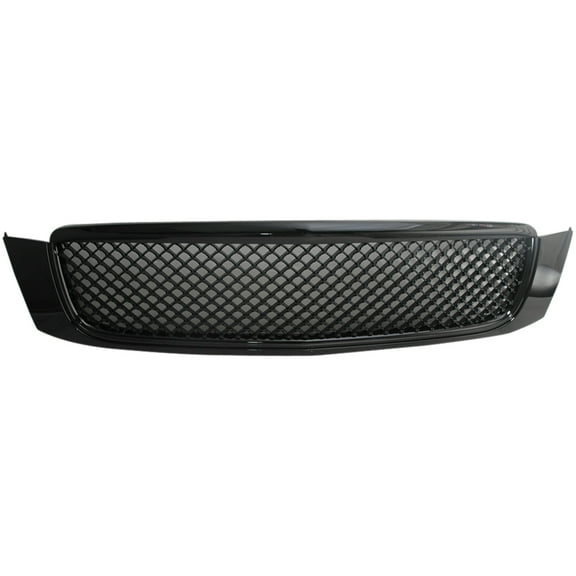 Ikon Motorsports Compatible with 2000-2005 Cadillac Deville Front Bumper Hood Grille Grill Replacement ABS Plastic Mesh Style 2001 2002 2003 2004