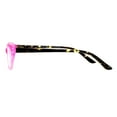 thumbnail image 3 of Womens Retro Design Narrow Cat Eye Plastic Reading Glasses Pink +1.0, 3 of 3