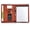Brown, variant on Xirurus Zippered Padfolio A4 PU Leather Portfolio Organizer with Calculator for Interview Resume Document Planner Agenda Schedule Tablet Sleeve Holder for Men Women Businessman - Brown