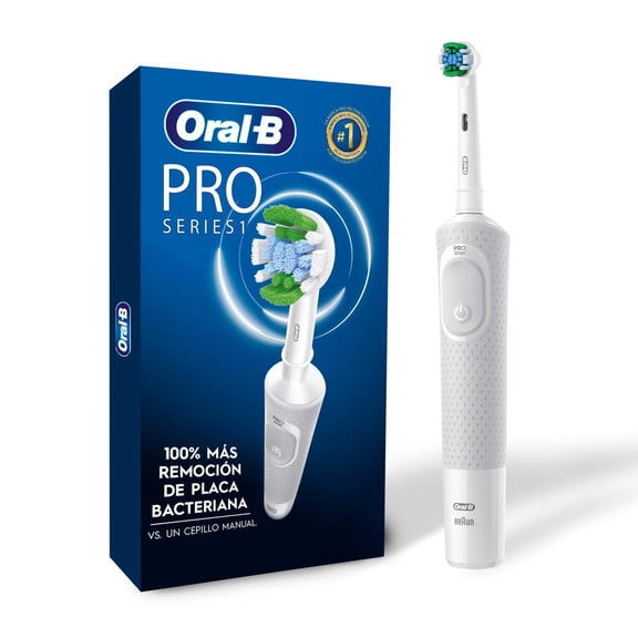 Cepillo de Dientes Eléctrico Oral-B PRO 1 con Cabezal Redondo 1 pza