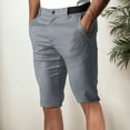 thumbnail image 2 of Men's Stretch Casual Shorts Lightweight Comfortable 5-Inch Inseam Breathable for Outdoor Hiking Workout and Daily Wear Pants for Men 2025 Summer Casual Loose Fit, 2 of 5
