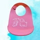 thumbnail image 4 of EeaseMX Baberos impermeables de silicona para la cena, ajustables, para bebés pequeños (rosa), 4 of 7