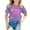 Purple, variant on Birthday Girl Themed Printed Party For Toddlers T Shirt