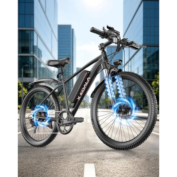 Electric Bike for Adults Commuting Electric Mountain Bike, 26" Adult Electric Bicycle
