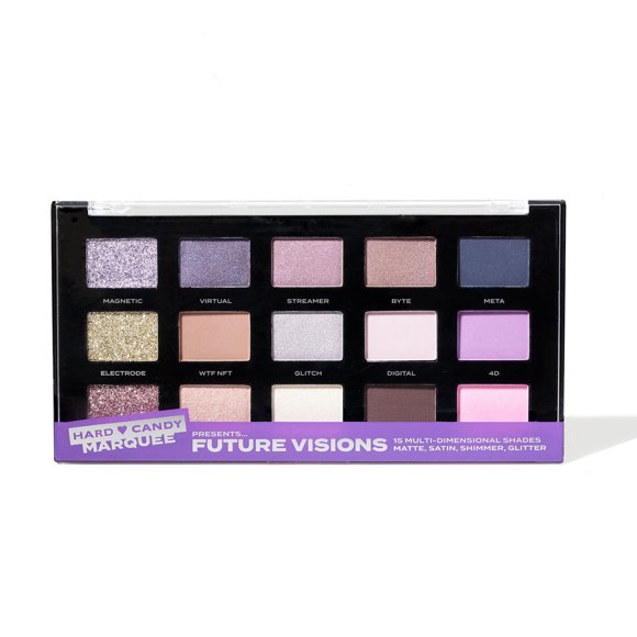 Hard Candy, Marquee Shadow Palette, 15 Multi-dimensional Shades, Future Visions