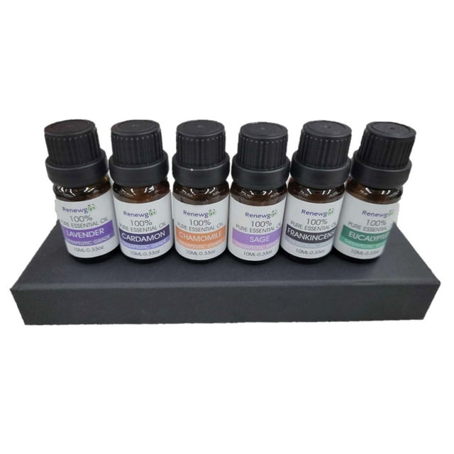 Renewgoo Essential Oils 6Piece Set for Diffuser, Humidifier