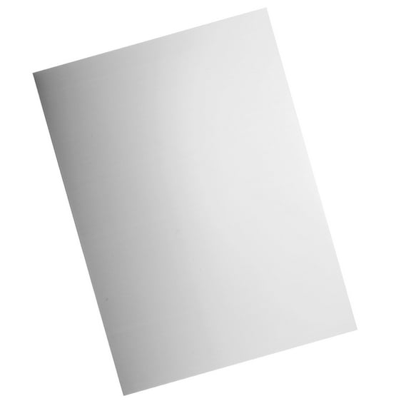 Uxcell 304 Stainless Steel Sheet Plate 8" x 6" 18 Gauge Thickness Stainless Steel Plate with Gloves Silver