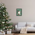 thumbnail image 2 of Peace On Earth Floral Dove Blossoms Holiday Graphic Art Black Framed Art Print Wall Art, 2 of 7