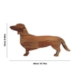 thumbnail image 3 of Wooden Dog Food Tray, Weiner Dog Shape, Multipurpose Cutting Board,Serve Tray, for Parties & Daily Use, 3 of 6