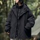 thumbnail image 3 of Chaqueta de carga impermeable tres en uno para hombre, abrigo con capucha a prueba de viento para deportes al aire libre, senderismo, Camping, escalada, pesca, chaquetas para hombre, 3 of 5