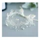 thumbnail image 3 of Tiara Tocado Novias Diadema De Cristal Hoja, Hecho A Mano, 3 of 5