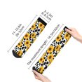 thumbnail image 4 of Rocae Cow Print Sunflower for Premium Adult Socks,Comfortable, Breathable, and Durable Socks, Perfect for Everyday Wear, 4 of 7
