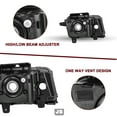 thumbnail image 4 of For 2010-2013 Chevy Camaro Halogen Headlights Headlamp LH+RH Pairs 10-13, 4 of 7