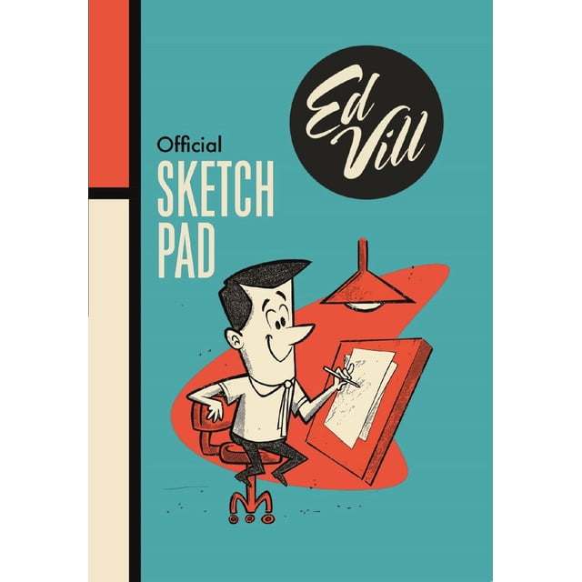 Libreta de Bolsillo Official Sketch Pad by EdVill Tigsa 10 x 14.7 cm 80 Páginas Cierre Elástico