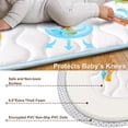 thumbnail image 3 of Beavtaens Baby Foam Play Mat, 50"x50" Playpen Mat, Foldable and Washable Crawling Mat for Floor, Thickened & Non-Slip, 3 of 9