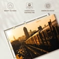 thumbnail image 6 of Elephant Stock Ny Subway Train Wall Art - Horizontal Canvas Wall Art - Living Room Wall Decor - City Canvas - Brown And Yellow Decor - 39" x 26", 6 of 8
