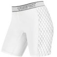 thumbnail image 1 of Youper Women's Classic Softball Sliding Shorts, Compression Padded Slider Shorts (White, Small), 1 of 4