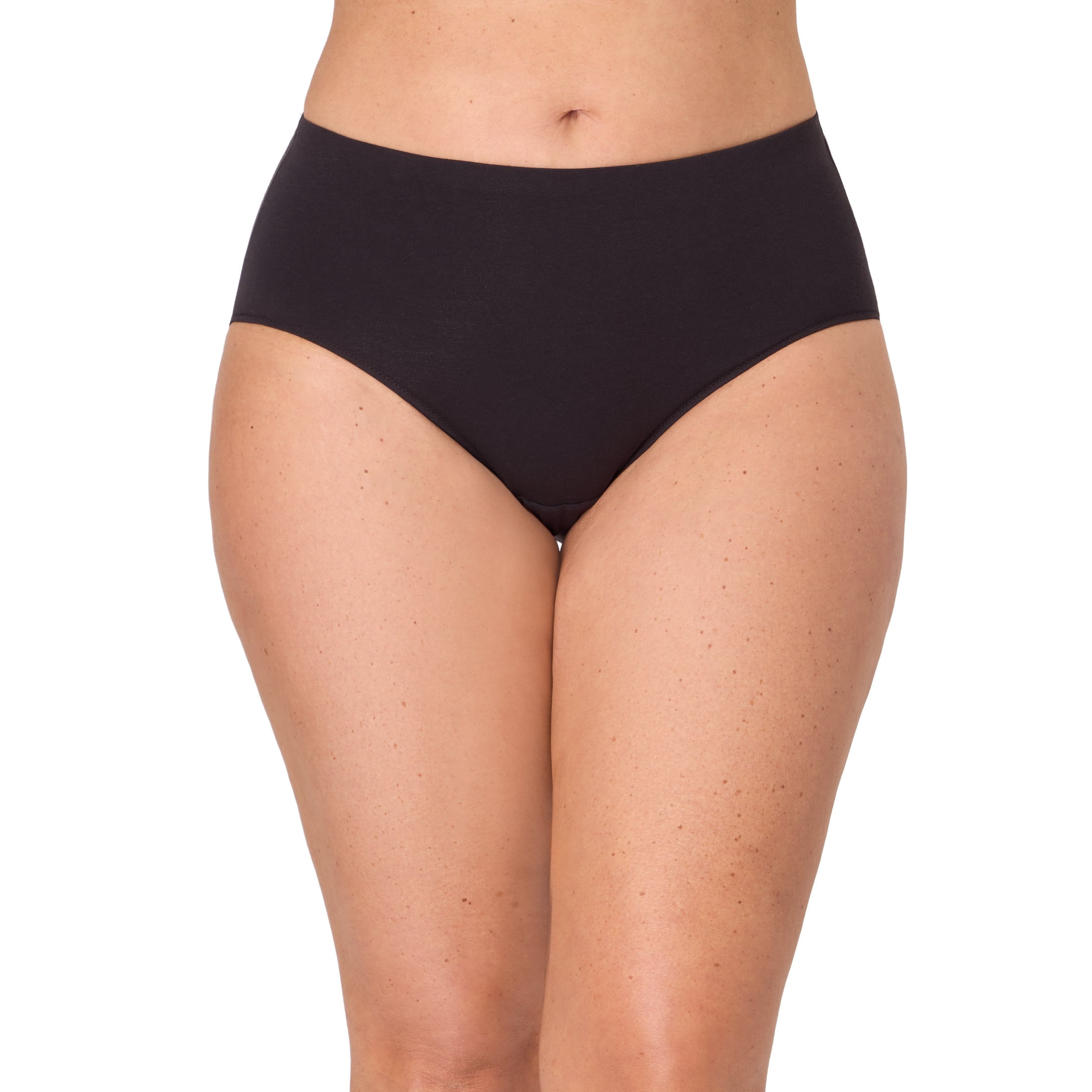 Bali Women's Underwear Beautifully You Smoothing Tummy Control Cotton Wicking Brief, 3-Pack