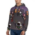 thumbnail image 3 of Zufioo Roblox Pattern Fleece Comfortable Hoodie for Mens,Sweatshirt for Men,Pullover Hooded Sweatshirt for Men-Small, 3 of 7