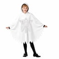 thumbnail image 3 of Girls Hooded Jumpsuits Long Sleeve Graphic Bluses Halloween Theme Dress Up Stylish Party Performance Tops for Kids, 3 of 8