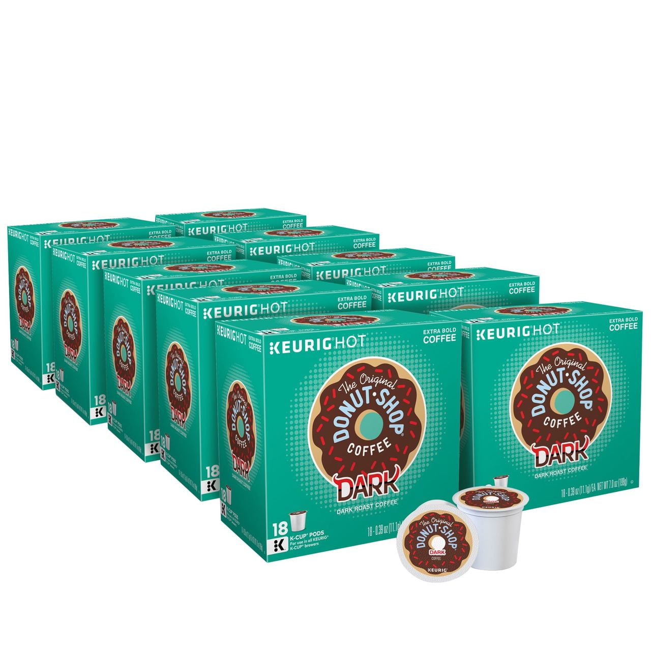 Product of The Original Donut Shop Dark Roast Coffee Keurig Single