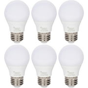 Simba Lighting LED A15 4W 40W Equivalent Small Bulbs 120V E26 Base 5000K Daylight 6-Pack