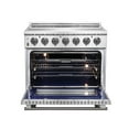 thumbnail image 5 of Forno Massimo 36-Inch Freestanding Chef Door Electric Range, True Convection Oven, 5 of 5