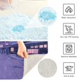 thumbnail image 3 of Yayeee Bath Rug for Bathroom Floor Non Slip Contour Fluffy Soft Absorbent Mat, 20"x24", Black Cat Walking, 3 of 7