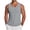 Gray, variant on Mens Undershirts Summer Athletic Sleeveless Crew Neck Solid Color Tank Tops Outdoor Sport Workout Gym Pullover Shirts Activewear