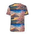 thumbnail image 3 of Rocae Cherry Blossoms for Breathable Men's Baseball T-Shirt Fashionable Casual Baseball Jersey, Moisture-wicking Sportswear Small, 3 of 9