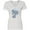 AA-White, variant on Inktastic Cute Manatees with Bubbles Women's V-Neck T-Shirt