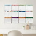Dakaela 2025 Yearly Monthly Calendar Stickers January 2025 December