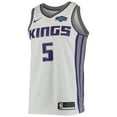 thumbnail image 2 of Men's Nike De'Aaron Fox White Sacramento Kings Swingman Player Jersey - Association Edition, 2 of 3