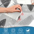 thumbnail image 5 of Yayeee Kitchen Curtains Tier Set of 2 Light Filtering 57"x24" Over Sink Window Panels, Orange Cartoon Houses, 5 of 7