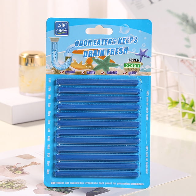 Price Drop Items Pipe Cleaning Sticks Oil Decontamination Kitchen Toilet Bathtub Drains Cleaner 12pcs Set