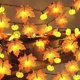 thumbnail image 2 of Guirnalda de hojas de arce artificiales de otoño, 10/20 LED, luces de hadas LED para decoración navideña, fiesta de Acción de Gracias, decoración DIY para Halloween, 2 of 5