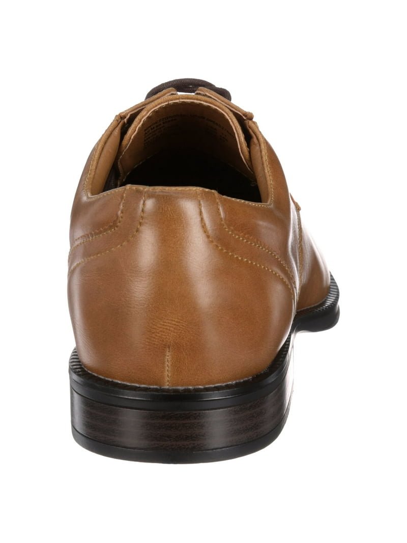 George Men's Cap Toe Oxford Dress Shoes Faux Leather Comfort Support