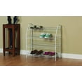 thumbnail image 2 of MONGJI  4-Tier Wire Shoe Rack Organizer, White Finish, Easy to Assemble, Holds 12 Pairs, for Closet, Bedroom with Sturdy Design, 2 of 5