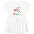 thumbnail image 3 of Inktastic My Nana and Papa Love Me Girls Baby Dress, 3 of 5