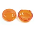 thumbnail image 2 of Unique Bargains 4pcs 60mm Dia Orange Plastic Turn Light Cover for Harley XL883 48 Dyna Softail, 2 of 3