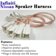 thumbnail image 3 of Adaptador de arnés de cables para altavoz, compatible con Danbojit, Nissan Infiniti, 3 of 6