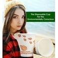 thumbnail image 4 of Avant Grub Biodegradable and Compostable 12 fl oz Disposable Paper Coffee Cups, 100 Pack, 4 of 6