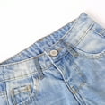 thumbnail image 5 of KIDSCOOL SPACE Baby Boy Jeans,Soft Ripped Denim Elastic Band Inside Pants,Light Blue,9-12 Months, 5 of 8