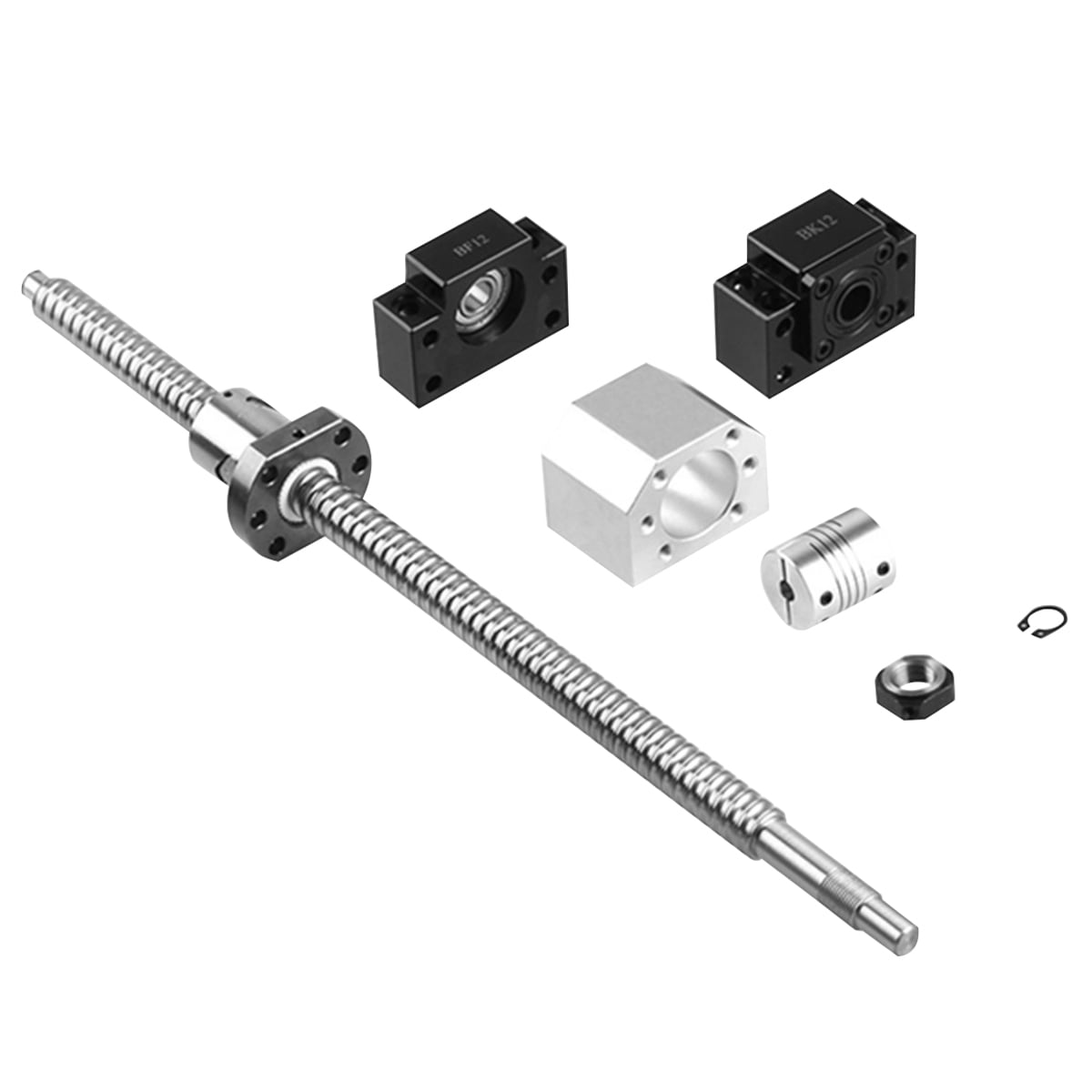 ONLISUM Ballscrew SFU1605 600mm RM1605 Anti-Backlash Ball Screw Kit ...