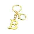 thumbnail image 2 of Llavero con Letras Del Alfabeto | Colgante de Metal Dorado con Letras de La a A La Z | Colgante para Bolso | Regalo de Navidad | 1 Unidad, 2 of 6
