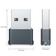 thumbnail image 2 of Adaptador USB a USB-C Basesailor para iPhone 16, cargador, paquete de 2, 2 of 7